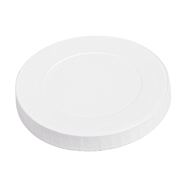 [251.95] TAPAS PARA VASOS 280 G/M2 + PE Ø 8 CM BLANCO CARTONCILLO (1000 UNID.)