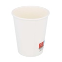 VASOS BEBIDAS CALIENTES 1 PARED 240 ML 280 + 18 PE G/M2 Ø8/5,6x9,2 CM BLANCO CARTONCILLO (1000 UNID.)