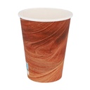 VASOS BEBIDAS CALIENTES 1 PARED 'ARIZONA' 360 ML 300 + 18 PE G/M2 Ø9/6x11 CM MARRÓN CARTONCILLO (900 UNID.)