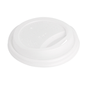 TAPAS PARA VASOS 240 ML 'BIODEGRADABLE' BLANCO CPLA (1000 UNID.)