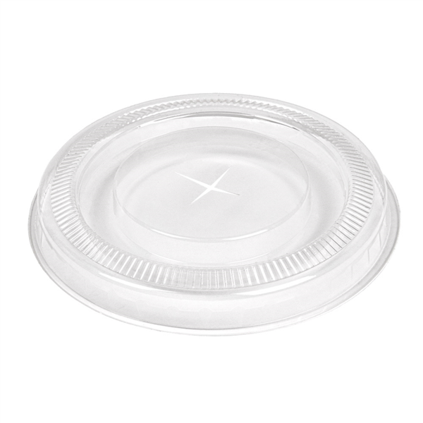[231.33] TAPAS PLANAS CON CRUZ PARA 223.99 Ø 7,8x0,8 CM TRANSPARENTE PLA (1250 UNID.)