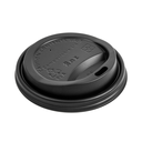 TAPAS PARA VASOS 240 ML 'BIODEGRADABLE' NEGRO CPLA (1000 UNID.)