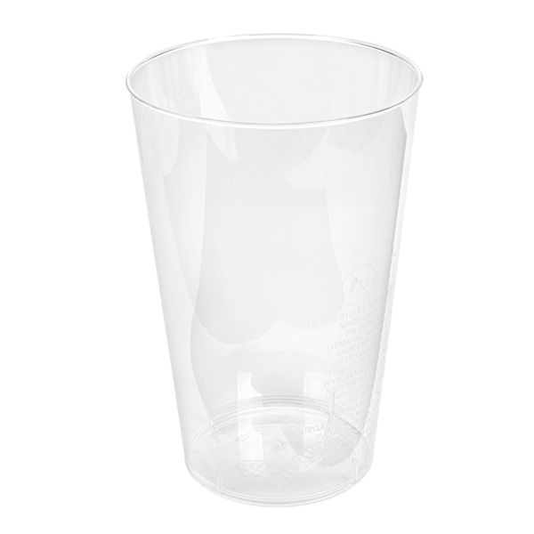 VASOS INYECTADOS 300 ML Ø 7,8/5,6x11,8 CM TRANSPARENTE PS (500 UNID.)