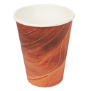 Vasos Bebidas Calientes 1 Pared 'Arizona' 480 Ml 300 + 18 Pe G/M2 Ø9/6X13,2 Cm Marrón Cartoncillo (1000 Unid.)