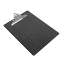 TABLA PORTA MENÚ CON CLIP 22,9x31,8x0,4 CM NEGRO MDF (12 UNID.)