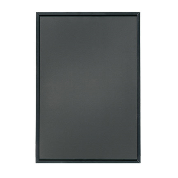 [215.62] PIZARRA MURAL 65x115x2 CM NEGRO MADERA (1 UNID.)