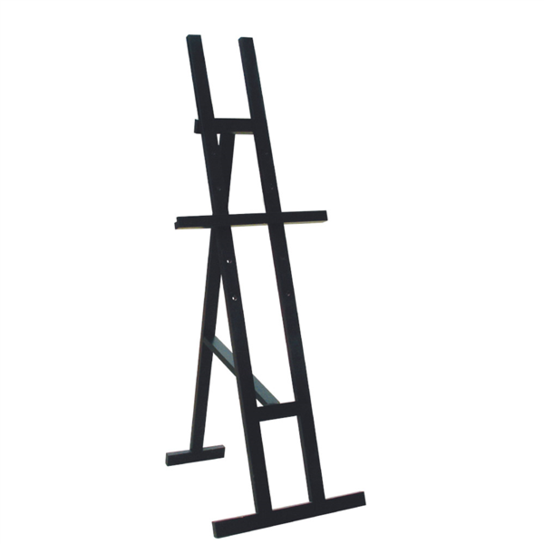 [162.61] Caballete 47X136 Cm Negro Madera (1 Unid.)