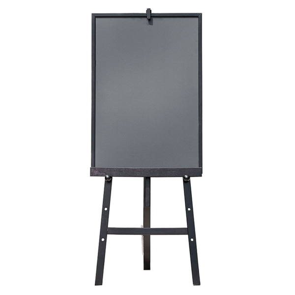 [158.92] CABALLETE + PIZARRA 60x148 CM NEGRO MADERA (1 UNID.)