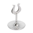Atril Para Numeración Sobremesa Ø7,2X10,2 (H) Cm Plateado Inox (1 Unid.)