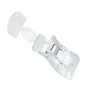 PINZAS ARTICULADAS 2,5x2,7x9,4 CM TRANSPARENTE PS (10 UNID.)