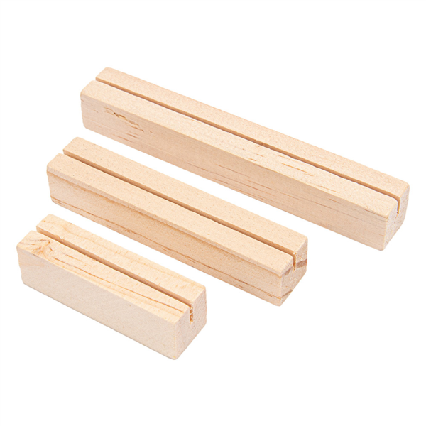 3 U. BASES PARA PIZARRA NATURAL MADERA (10 UNID.)