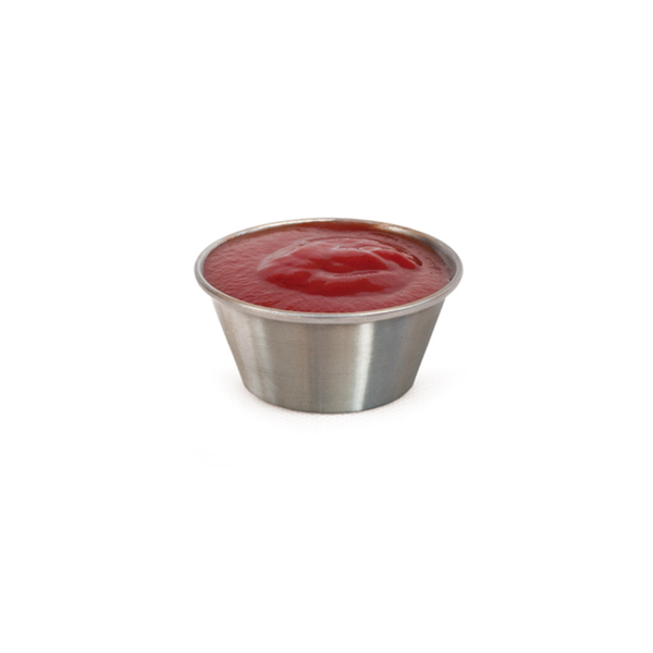 Ramequines 'Artinox' 75 Ml Ø 5,7X4,5 Cm Plateado Inox (12 Unid.)
