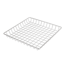 CESTAS RECTANGULARES 'ARTINOX' 23x23x2,5 CM PLATEADO INOX (1 UNID.)