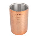 CUBITERA VINO MARTILLEADA Ø 10,8x17,8 CM COBRE INOX (1 UNID.)