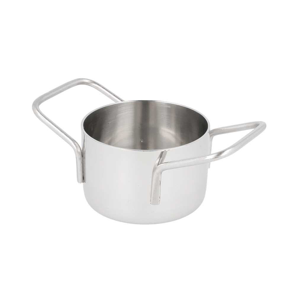 [207.59] Mini Ollas 'Artinox' Ø 8X4,5 Cm Plateado Inox (6 Unid.)
