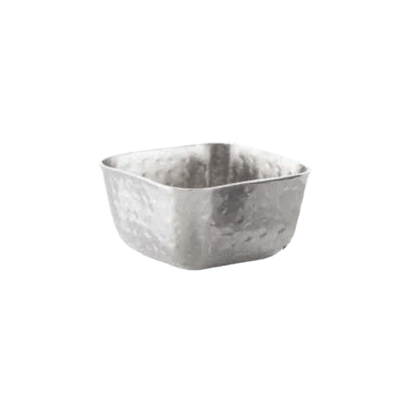 [261.56] Ramequines Cuadrados 'Artinox' 75 Ml 5X5X3,2 Cm Plateado Inox (12 Unid.)