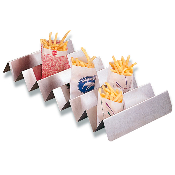 [143.25] CLASIFICADOR BOLSAS FRITAS 'ARTINOX' 47x25x5,5 CM PLATEADO INOX (1 UNID.)