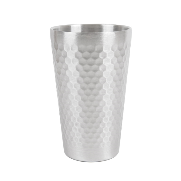 [268.29] Vasos 'Artinox' 450 Ml Ø 8,7X14,2 Cm Plateado Inox (6 Unid.)