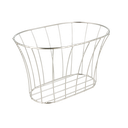 BASKET ESTILO TOSCANO 'ARTINOX' 21x12,7x12,7 CM PLATEADO INOX (12 UNID.)