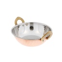 Mini Cuencos Con Asas 'Artinox' 510 Ml Ø 15X5,5 Cm Cobre Inox (6 Unid.)