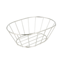 BASKET ESTILO TOSCANO 'ARTINOX' 21,6x14x7,6 CM PLATEADO INOX (24 UNID.)