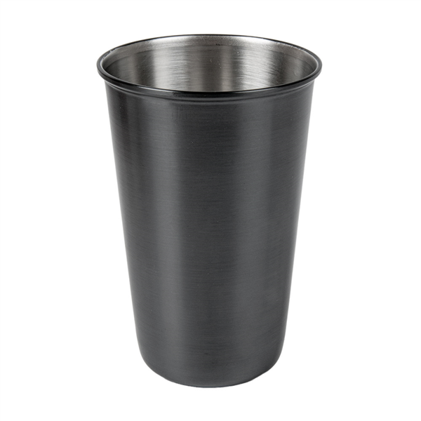 Vasos 'Artinox' 350 Ml Ø 8X11 Cm Negro Inox (12 Unid.)