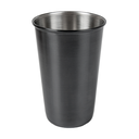 VASOS 'ARTINOX' 350 ML Ø 8x11 CM NEGRO INOX (12 UNID.)