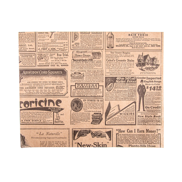 [233.26] Mini Papel Antigrasas 'Times' 32 G/M2 20X25 Cm Natural Perg. Antigrasas (8000 Unid.)