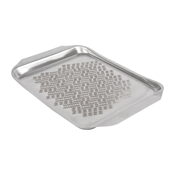 [250.28] Bandeja Para Servicio L 'Artinox' 35,6X24,4X2,4 Cm Plateado Inox (12 Unid.)