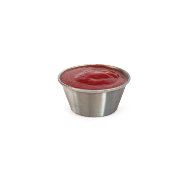 RAMEQUINES 'ARTINOX' 60 ML Ø 6,1x2,7 CM PLATEADO INOX (12 UNID.)