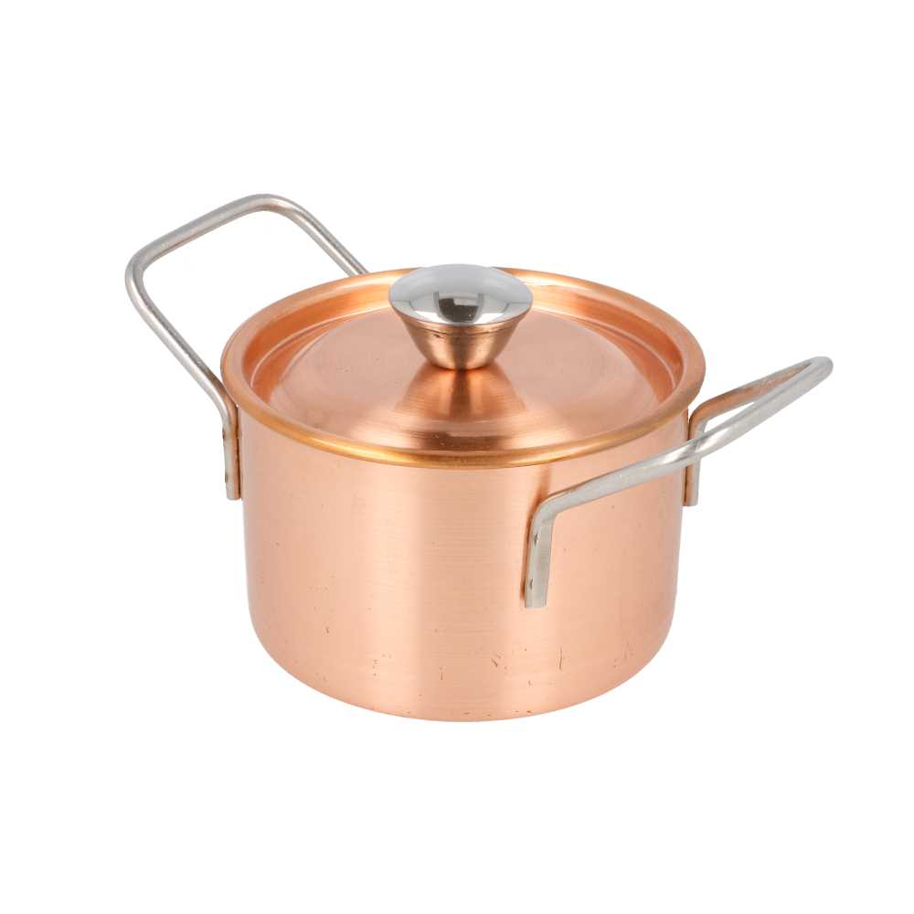 [207.56] MINI OLLAS 'ARTINOX' Ø 9x6 CM COBRE INOX (1 UNID.)