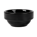 BOLES ENSALADA 70 ML Ø 6,4x2,8 CM NEGRO PORCELANA (12 UNID.)