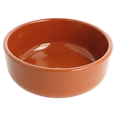 RECIPIENTES DE LOZA PARA ENSALADA 812 ML Ø 17,1x5,38 CM MARRÓN ROJIZO CERÁMICA (8 UNID.)