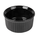 RAMEQUINES 120 ML Ø 7,8x3,7 CM NEGRO PORCELANA (12 UNID.)