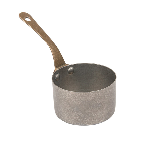 [265.16] Mini Olla 'Artinox' 200 Ml Ø 7,8X4,5 Cm Plateado Inox (1 Unid.)