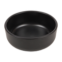 RECIPIENTES DE LOZA PARA ENSALADA 812 ML Ø17,1x5,38 CM NEGRO CERÁMICA (8 UNID.)