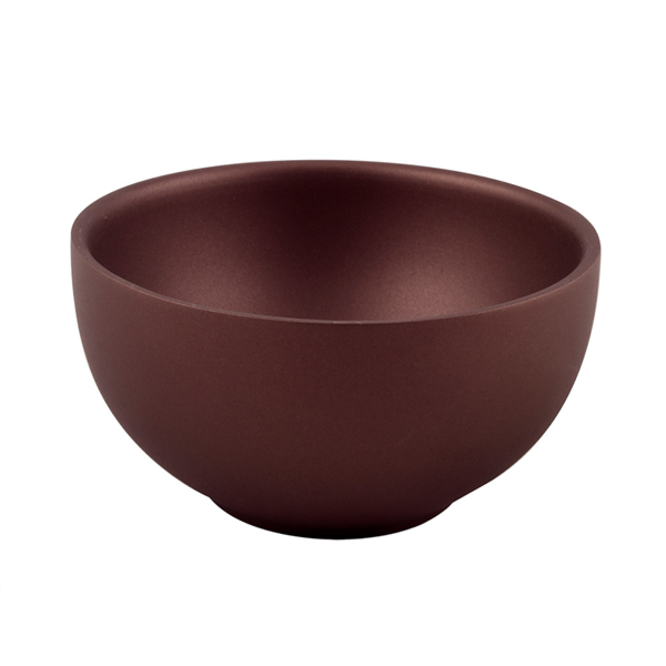 [262.02] BOLES 'ARTINOX' 350 ML Ø 12x6,25 CM BURDEOS INOX (1 UNID.)