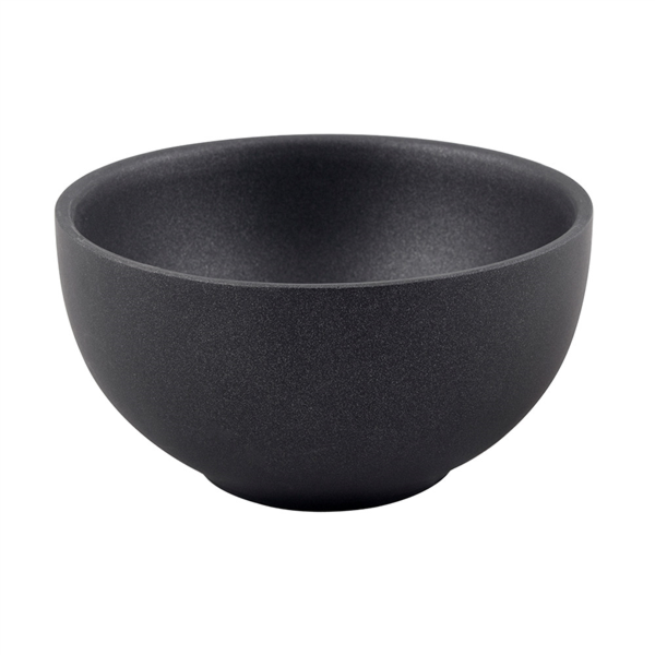 [261.89] BOLES 'ARTINOX' 350 ML Ø 12x6,25 CM NEGRO INOX (1 UNID.)