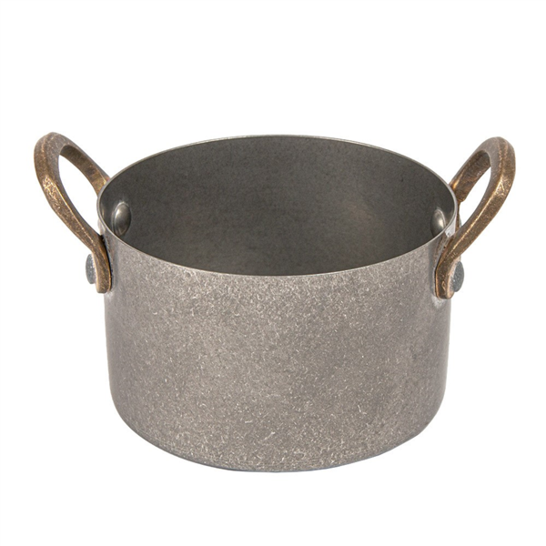 [265.17] MINI OLLA 'ARTINOX' 300 ML Ø 9x5,25 CM PLATEADO INOX (1 UNID.)
