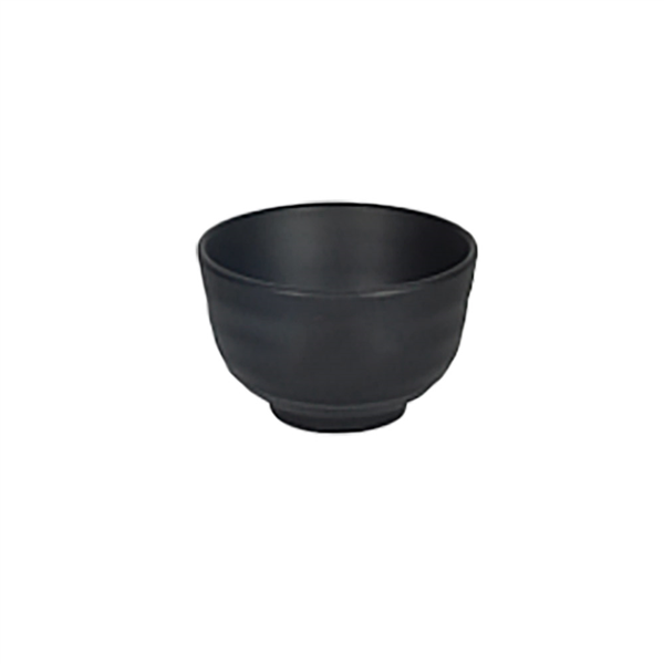 BOLES 'ASAMI WARE' 450 ML Ø 14x7 CM NEGRO MELAMINA (6 UNID.)