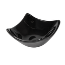 PLATILLOS CUADRADOS 7,6x7,6x3,4 CM NEGRO PORCELANA (12 UNID.)
