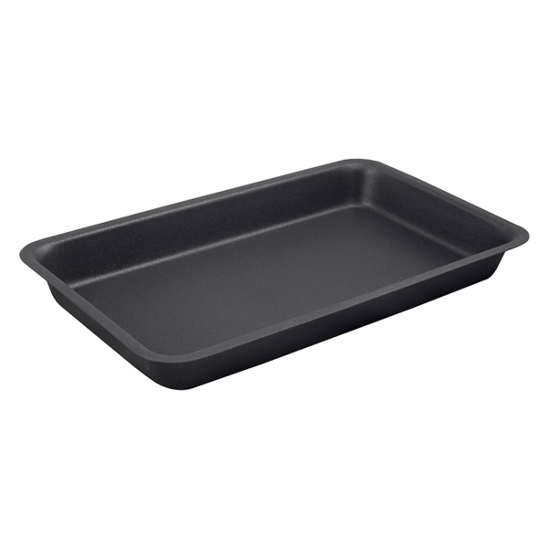 [261.94] Bandeja Fast Food 'Artinox' 25,5X15,75X3 Cm Negro Inox (1 Unid.)