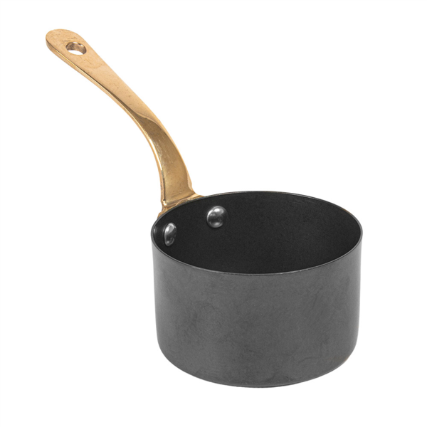 [265.13] MINI OLLA 'ARTINOX' 200 ML Ø 7,8x4,5 CM NEGRO INOX (1 UNID.)