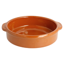 CAZUELAS DE LOZA CON ASAS 450 ML Ø 15x4,5 CM MARRÓN ROJIZO CERÁMICA (20 UNID.)