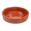 CAZUELA CON ASAS 550 ML Ø17x4,5 CM MARRÓN CERÁMICA (12 UNID.)