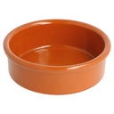 RECIPIENTES DE LOZA PARA TAPAS 100 ML Ø 8,95x2,9 CM MARRÓN ROJIZO CERÁMICA (42 UNID.)