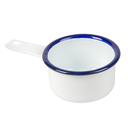MINI OLLAS 'ENAMELWARE' 200 ML 15,6x9x4,7CM BLANCO HIERRO ESMALTADO (6 UNID.)