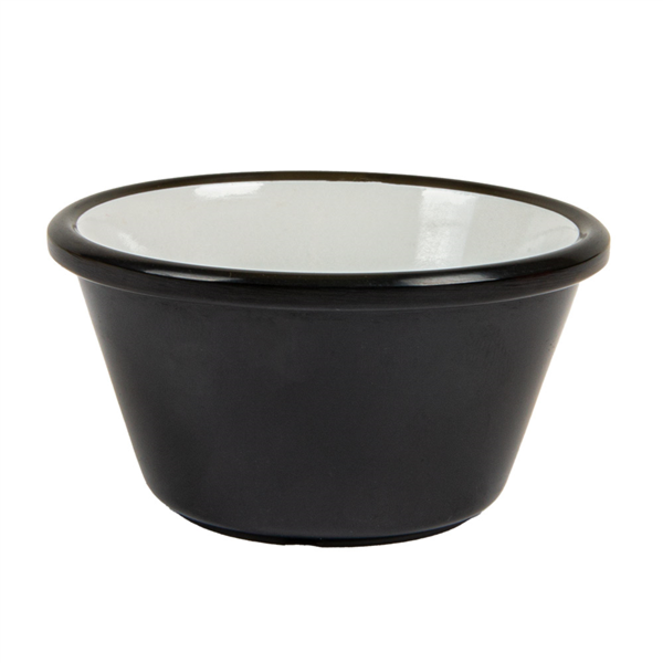 [264.97] RAMEQUINES 'ASAMI WARE' 60 ML Ø 6,4x3,5 CM NEGRO MELAMINA (24 UNID.)