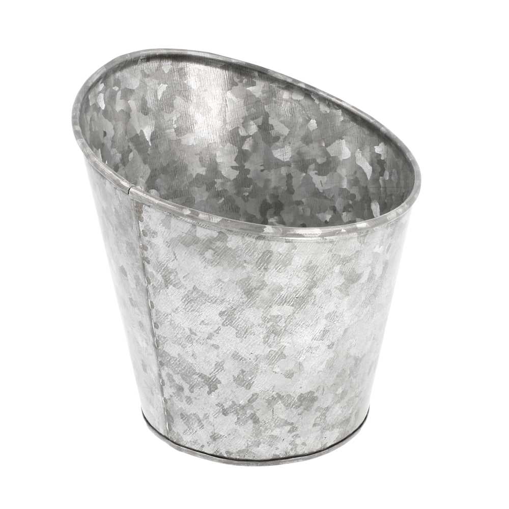 Vasito Truncado Para Fritas Ø 12,7X13,5 Cm Galvanizado Acero (12 Unid.)