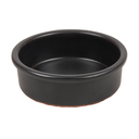 RECIPIENTES DE LOZA PARA TAPAS 100 ML Ø8,95x2,9 CM NEGRO CERÁMICA (42 UNID.)